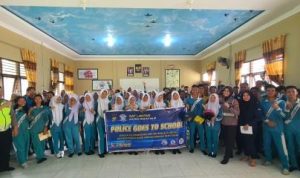 Satlantas Polres Rohil Rutin Gelar Police Goes To School Disekolah SMA