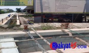 Drainase di Ikat Pakai Rantai Besi, Ini Kata Ketua dpd lsm Tamperak