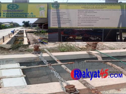 Drainase di Ikat Pakai Rantai Besi, Ini Kata Ketua dpd lsm Tamperak