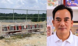 Bench Lapangan Sepak Bola Yang Telah Hancur Dan Tidak Terurus & Kadispora Kota Pekanbaru, Hazli Fendriyanto.