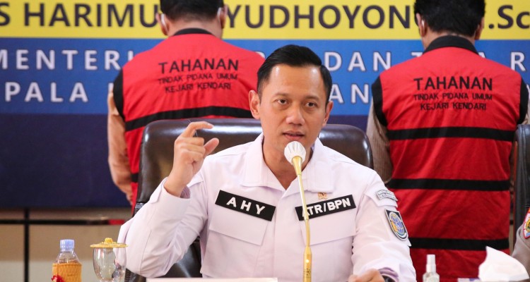 Menteri AHY "Hancurkan" Mafia Tanah di Sultra