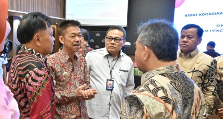 Bupati Rokan Hilir Hadiri Rakor Pencegahan Korupsi Terintegrasi Wilayah Riau
