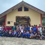 UKM Literasi IAD Probolinggo Donasikan Buku ke SMPN IV Lumbang Satu Atap