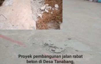 Dugaan Mark-Up dan Korupsi Jalan Rabat Beton Desa Tanabang