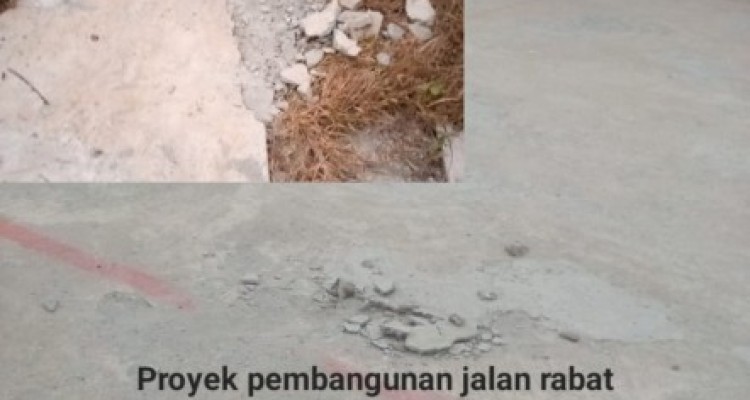 Dugaan Mark-Up dan Korupsi Jalan Rabat Beton Desa Tanabang