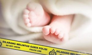 Ilustrasi mayat bayi perempuan yang di temukan warga Selatpanjang