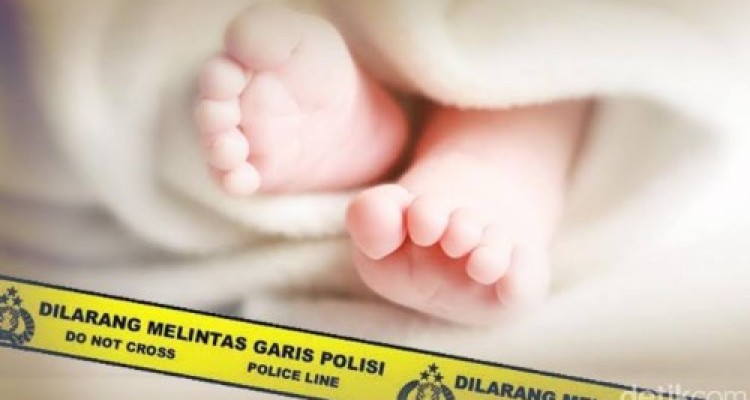 Ilustrasi mayat bayi perempuan yang di temukan warga Selatpanjang