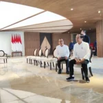 Pertama kali berkantor di IKN, Memperlihatkan Suasana di Dalam Kantor Presiden