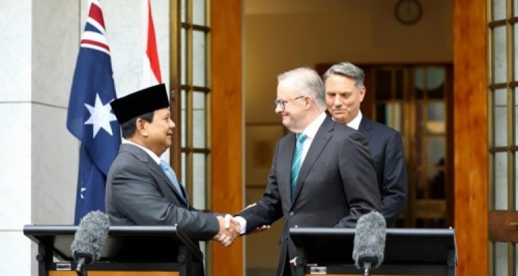 Menhan Prabowo dan PM Australia Bahas Penguatan Hubungan Bilateral di Canberra