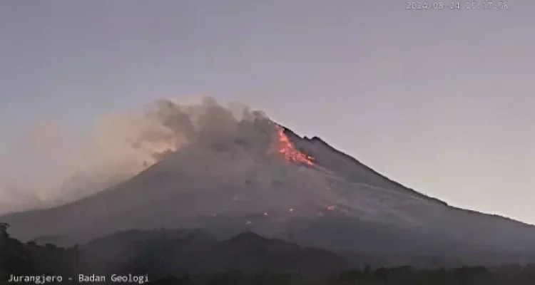Gunung Merapi Kembali Mengeluarkan Awan Panas 18 Kali, Warga Diminta Waspada