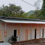 Rumah Hunian korban letusan Gunung Lewotobi