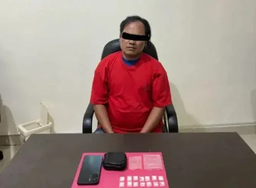 Penangkapan Pengedar Sabu di Rokan Hulu