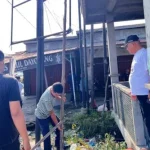 Pos Pengawasan Lalu Lintas di Simpang Garuda Sakti