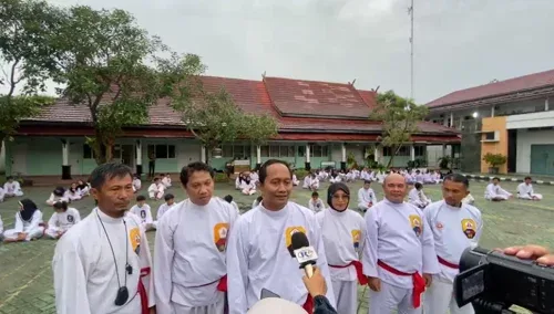 Kelatnas Perisai Diri Riau Gelar Latihan Bersama