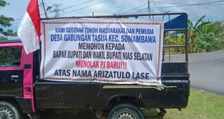penolakan PJ Kades Gabungan Tasua