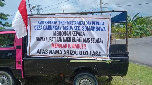 penolakan PJ Kades Gabungan Tasua