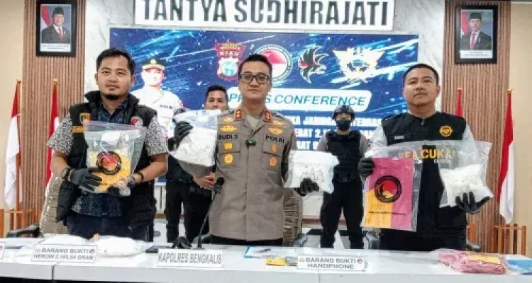 Timsus Elang Melaka Ungkap Peredaran Narkotika Jenis Heroin