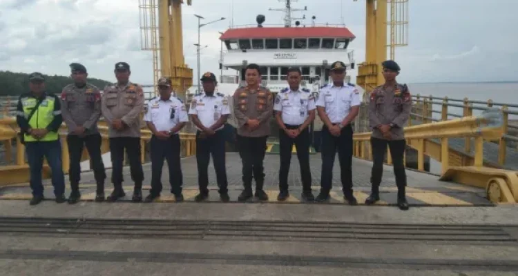 Petugas BPTD dan KSOP Bersinergi Jaga Keamanan Pelabuhan Mengkapan
