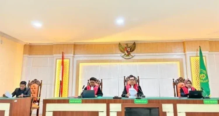PN Siak Sri Indrapura Vonis Mati Empat Kurir Narkotika 73 Kilogram