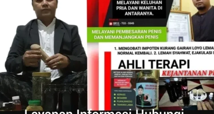 Pusat Pembesar Alat Vital Di Manado H.Abdulazis Atasi Lemah Syahwat