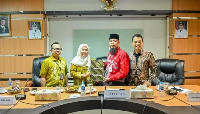 Wujudkan Pengelolaan Keuangan Transparan, Pemkab Bengkalis Sambut Kedatangan BPK-RI Perwakilan Riau