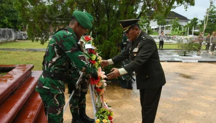 HUT ke-80 TNI, Kodim 0303 Bengkalis Gelar Ziarah Nasional di TMP Kusuma Kesatria