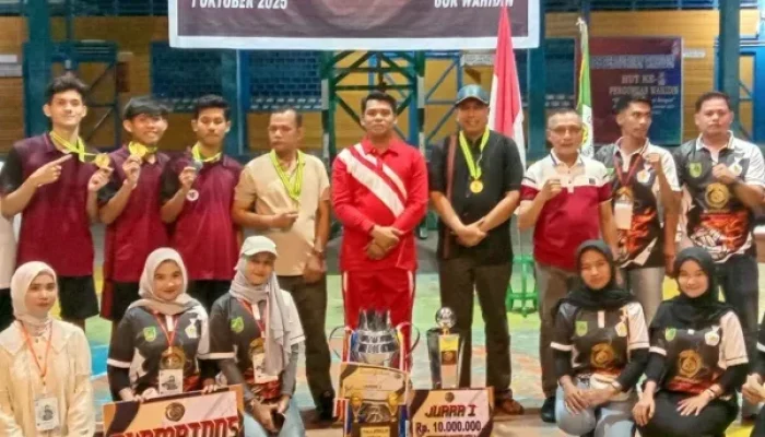 Bupati Cup I Rohil Selesai, Bangko Pusako Sabet Gelar Juara Pertama