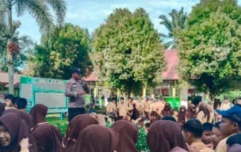 Polsek Pasaman Edukasi Pelajar SMPN 1 Luhak Nan Duo Soal Bahaya Kenakalan Remaja
