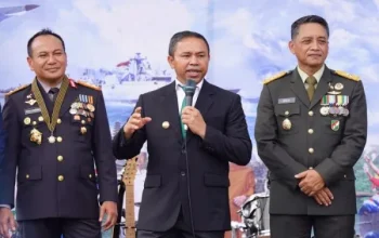HUT TNI ke-80 di Pekanbaru, Gubernur Riau Abdul Wahid: TNI Adalah Benteng Rakyat dan Penjaga Negeri