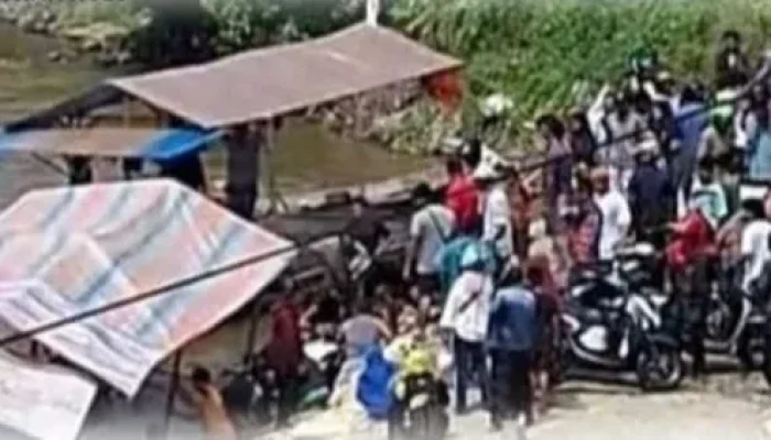 Rakit Penyeberangan di Ujung Batu Tenggelam, Dishub dan Bupati Rohul Ambil Langkah Tegas