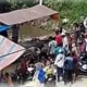 Rakit Penyeberangan di Ujung Batu Tenggelam