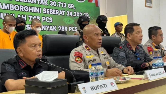 Jaringan Narkoba Internasional Ambruk, 30 Kg Sabu & Liquid Narkotika Lamborghini Disita