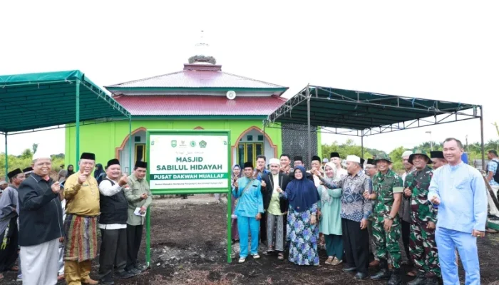 Bupati Siak Resmikan Masjid Sabilul Hidayah di Dusun Mungkal Sungai Apit