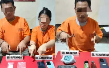 Satnarkoba Kampar Tangkap Tiga Pengedar Narkoba Termasuk Pasutri