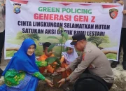 Green Policing Polres Kampar, Edukasi Anak TK Peduli Lingkungan