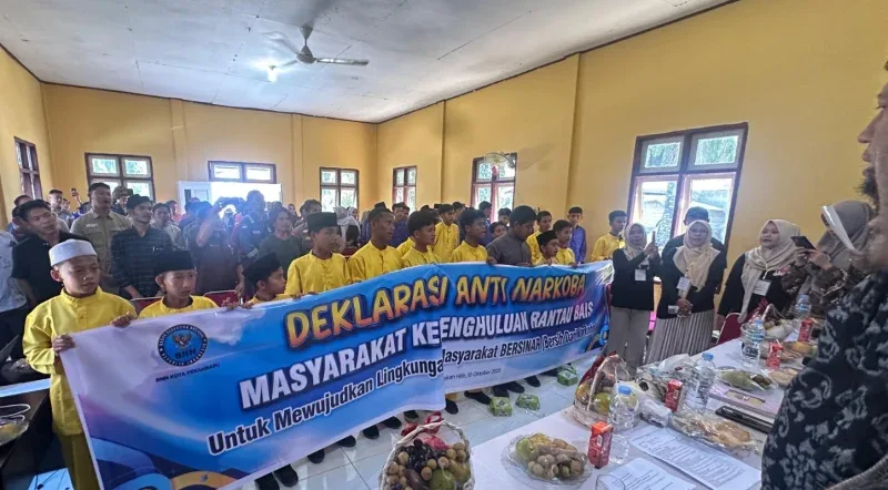 BNNK Pekanbaru Sosialisasi Bahaya Narkoba di Rantau Bais