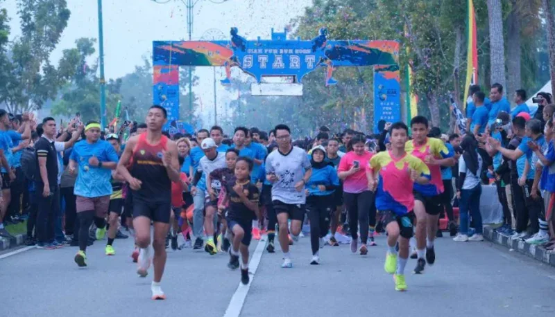 Ribuan Warga Meriahkan Siak Run 2025 di Hari Jadi Siak ke-26