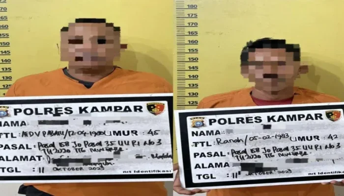 Dua Pelaku Penambangan Ilegal dan Excavator Berhasil Diamankan Patroli Gabungan