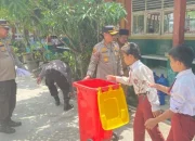 Polsek Kandis Tanamkan Kepedulian Lingkungan ke Pelajar Lewat Program Green Policing