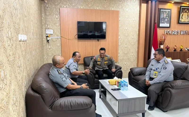 Perkuat Sinergitas, Kalapas Priyo Tri Laksono Sambangi Mapolres Bengkalis