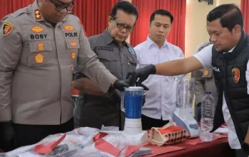 51 Kasus Narkoba Terungkap, Ratusan Gram Sabu Dimusnahkan di Kampar