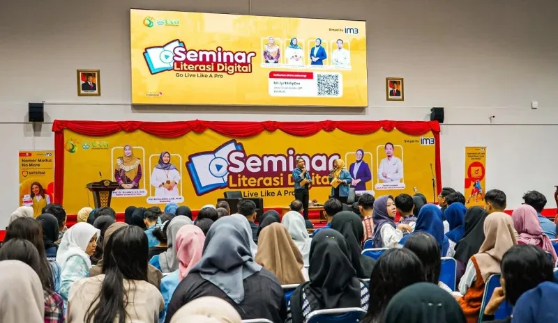 IM3 dan TikTok Ajak Mahasiswa UNRI Jadi Kreator Digital Masa Depan