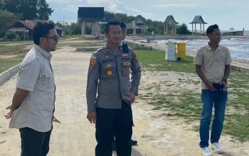 Wakapolres Bengkalis dan IAIN Bengkalis Tinjau Persiapan Aksi Peduli Lingkungan di Selat Baru