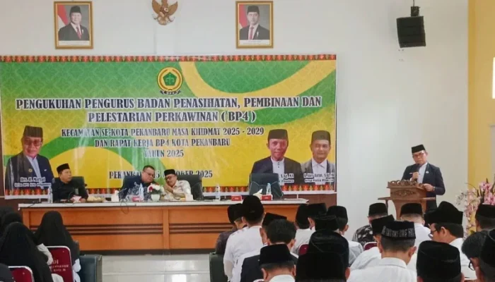 BP4 Pekanbaru Kukuhkan Pengurus Baru, Fokus Tekan Angka Perceraian
