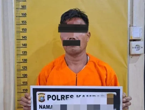 Cabuli Anak Tiri Hingga Hamil 5 Bulan, Pelaku Diamankan Polres Kampar