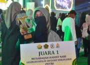 Nayya Melhanie Asal Bengkalis Raih Juara 1 Nasional Hafalan 100 Hadis di STQH Kendari
