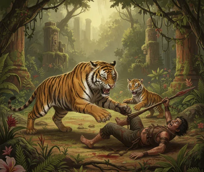 Warga Rantau Langsat Diserang Dua Harimau Saat Cari Damar di Hutan Bukit Tiga Puluh