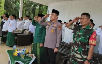 Ribuan Santri Padati Upacara Hari Santri Nasional 2025 di Kampar Kiri