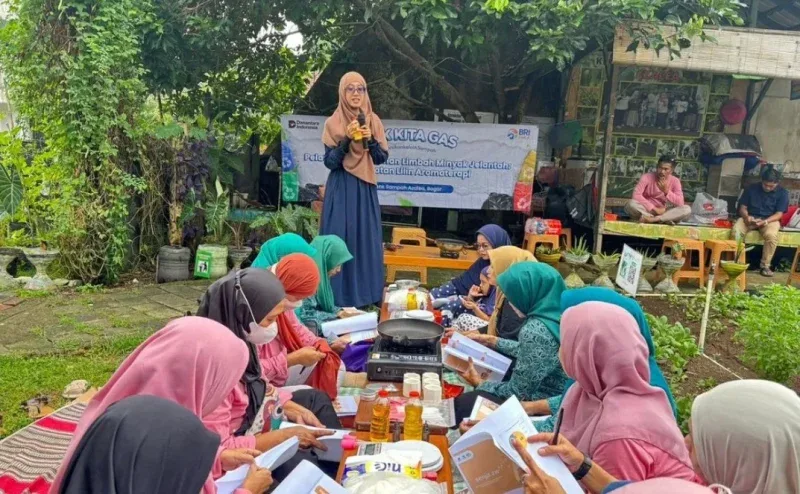 BRI Peduli Dorong Ekonomi Hijau Lewat Pelatihan Olah Minyak Jelantah di Bogor