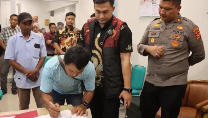 Konflik Lahan di Rokan Hilir Berakhir Damai, Polres Fasilitasi Melalui Restorative Justice